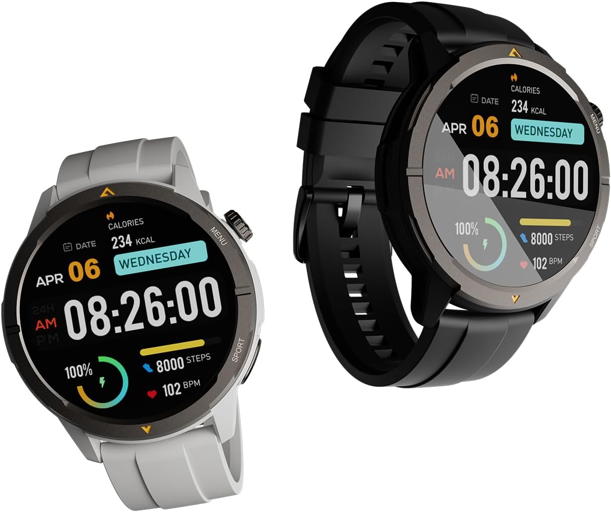 AGM Legion Pro | GPS | Carte hors ligne | 5 ATM | Étanchéité IP68 | Plus de 100 modes sportifs | Montre connectée