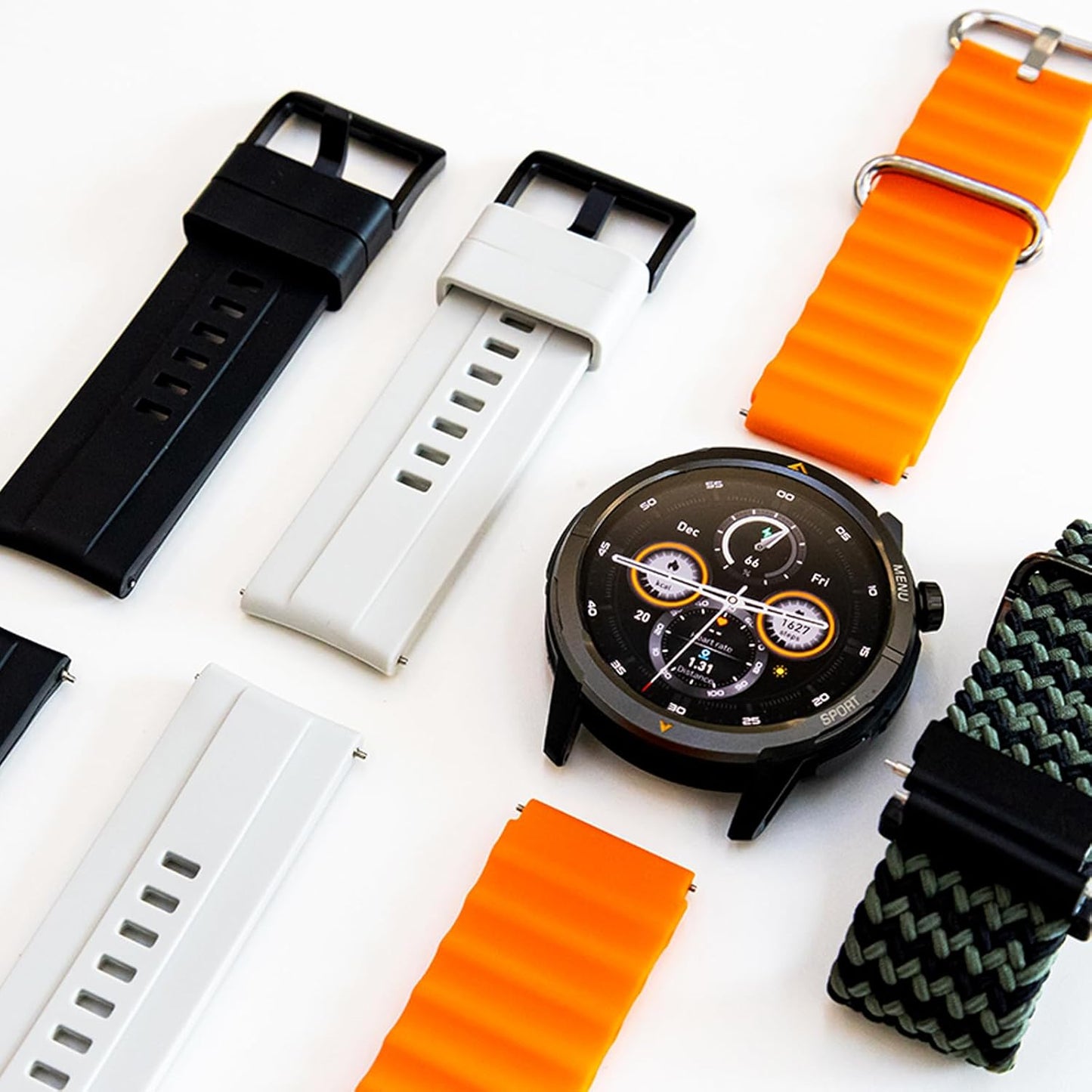 AGM Legion Pro | GPS | Carte hors ligne | 5 ATM | Étanchéité IP68 | Plus de 100 modes sportifs | Montre connectée