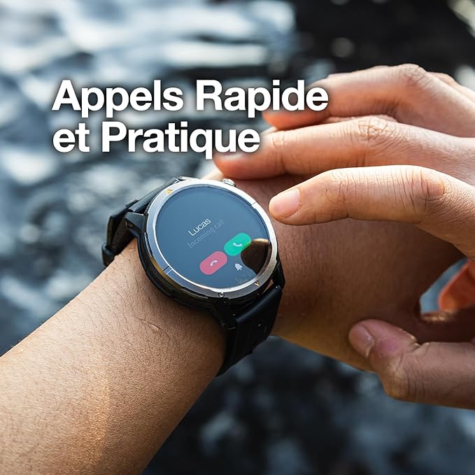 AGM Legion Pro | GPS | Carte hors ligne | 5 ATM | Étanchéité IP68 | Plus de 100 modes sportifs | Montre connectée