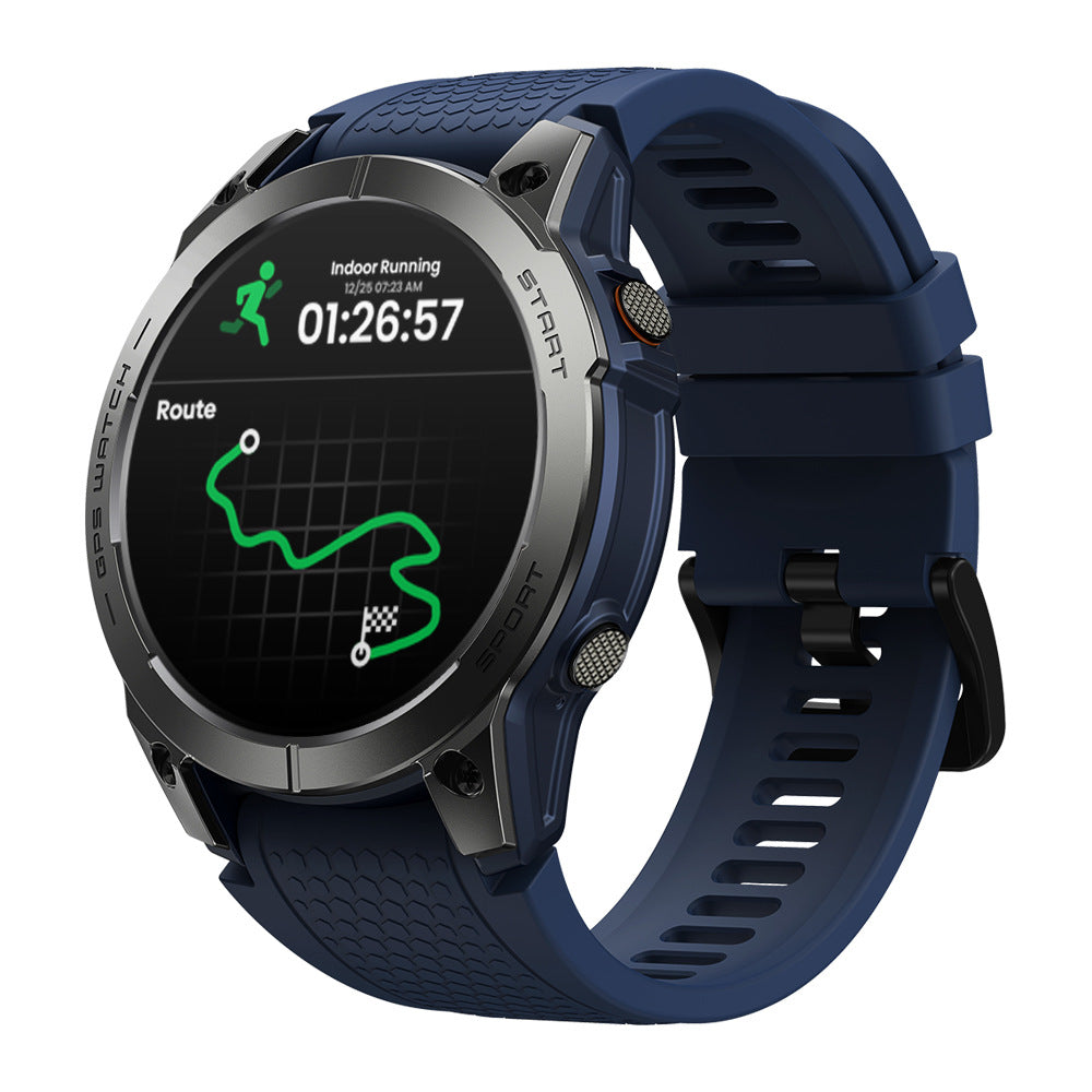 Zeblaze Stratos 3 Pro GPS montre intelligente GPS intégré 1.43 ''AMOLED affichage Bluetooth appels téléphoniques pour homme