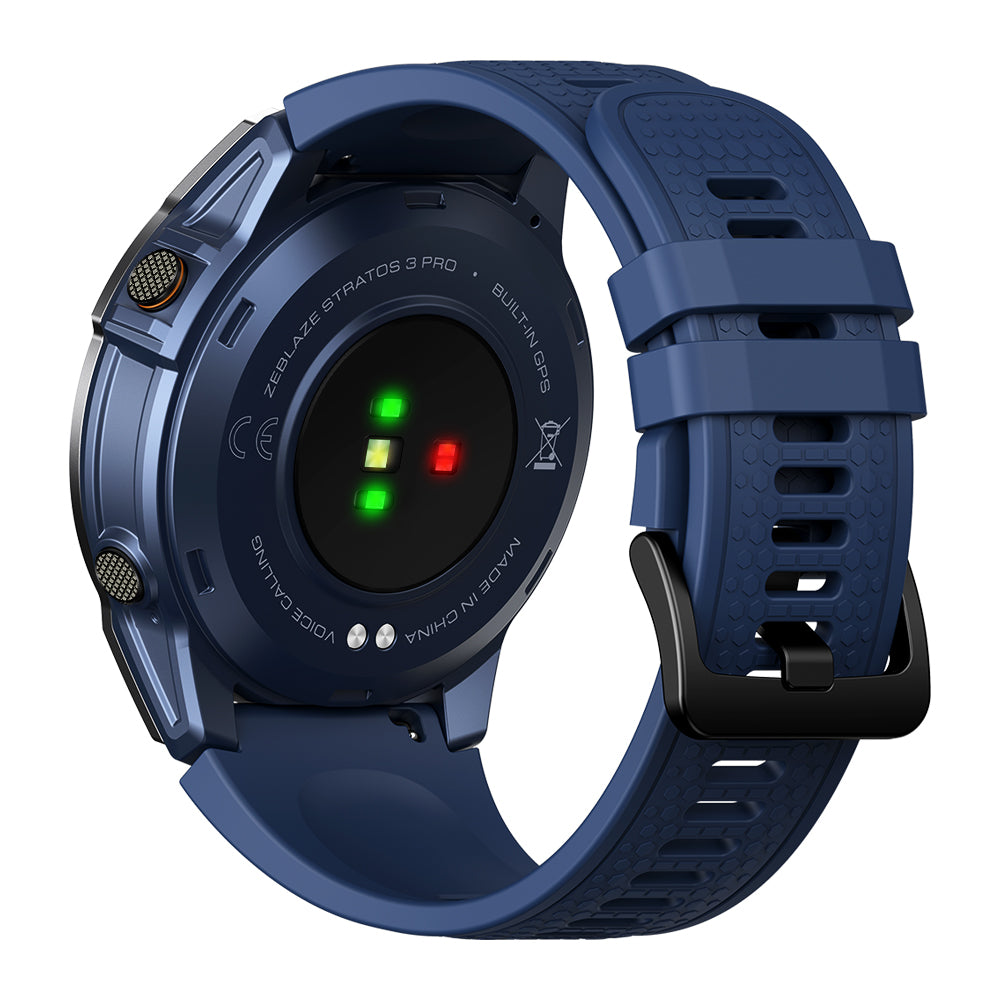Zeblaze Stratos 3 Pro GPS montre intelligente GPS intégré 1.43 ''AMOLED affichage Bluetooth appels téléphoniques pour homme