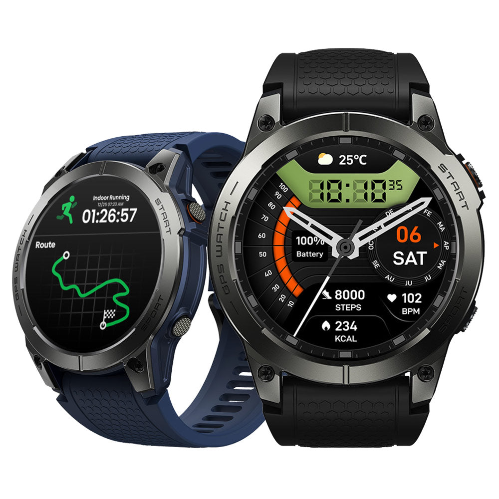 Zeblaze Stratos 3 Pro GPS montre intelligente GPS intégré 1.43 ''AMOLED affichage Bluetooth appels téléphoniques pour homme