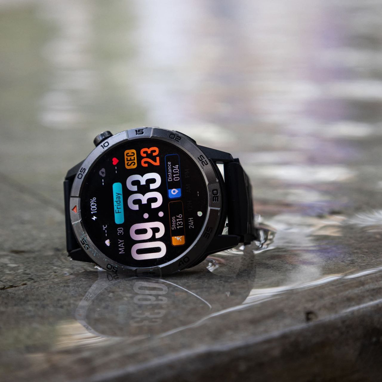 AGM Legion Pro | GPS | Carte hors ligne | 5 ATM | Étanchéité IP68 | Plus de 100 modes sportifs | Montre connectée