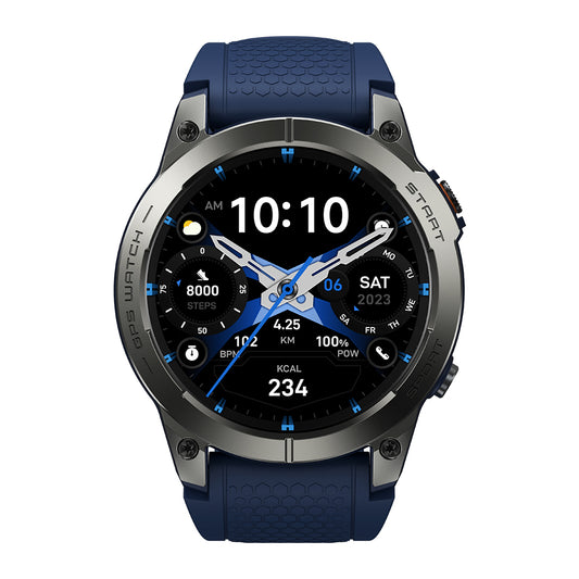 Zeblaze Stratos 3 Pro GPS montre intelligente GPS intégré 1.43 ''AMOLED affichage Bluetooth appels téléphoniques pour homme