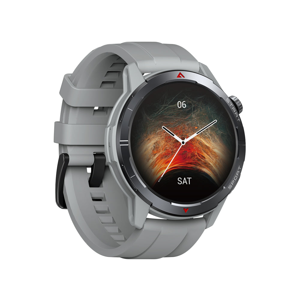 Zeblaze-Montre intelligente GPS Stratos 3 Ultra, bande touristique intégrée, GNSS, boussole, altimètre barométrique, 5 iko, longue durée de vie de la batterie