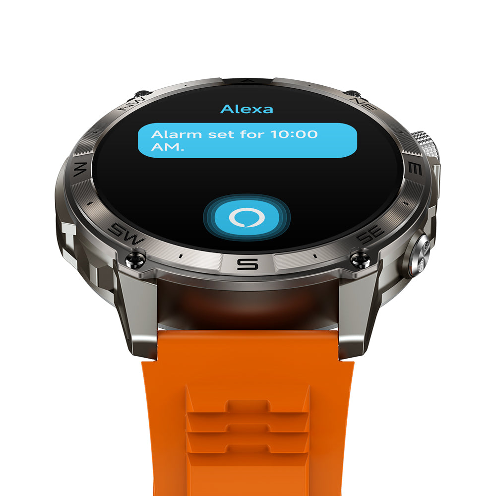 Zeblaze Stratos 2 Plus GPS montre intelligente 1.43 ''AMOLED affichage boussole altimètre barométrique Bluetooth appels téléphoniques Smartwatch