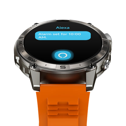 Zeblaze Stratos 2 Plus GPS montre intelligente 1.43 ''AMOLED affichage boussole altimètre barométrique Bluetooth appels téléphoniques Smartwatch