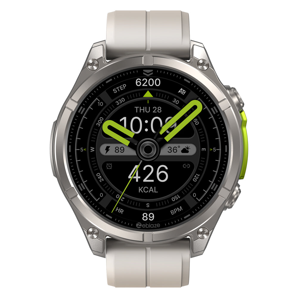 Zeblaze VIBE 8 appel vocal montre intelligente 1.43 "AMOLED affichage fréquence cardiaque pression artérielle Modes multisports montre intelligente