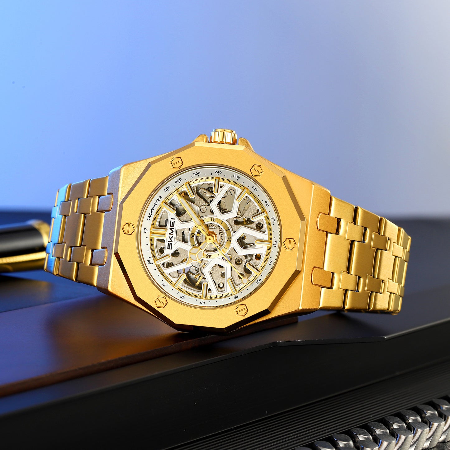 SKMEI  - Montres pour hommes , étanches 3ATM, montres mécaniques automatiques