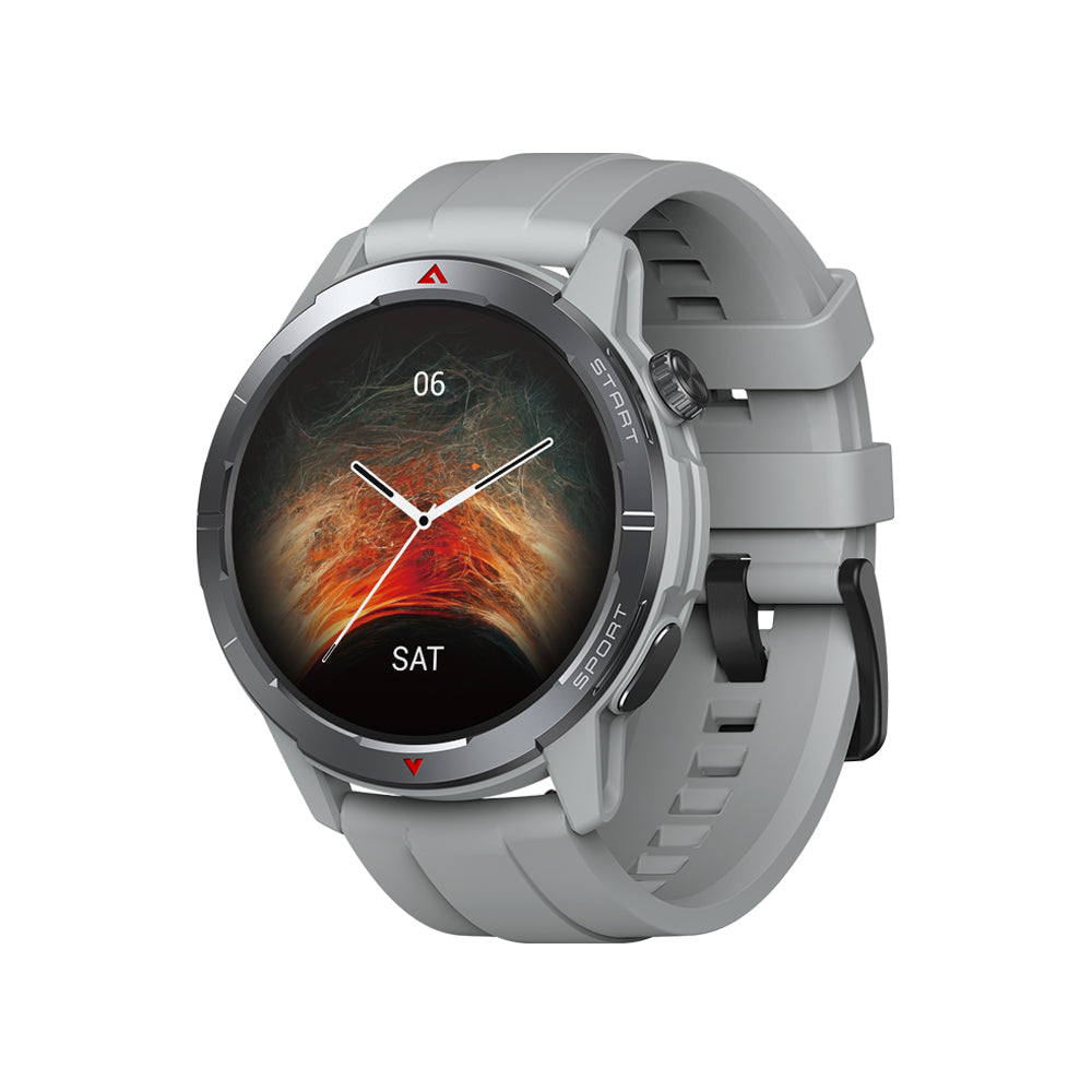 Zeblaze-Montre intelligente GPS Stratos 3 Ultra, bande touristique intégrée, GNSS, boussole, altimètre barométrique, 5 iko, longue durée de vie de la batterie