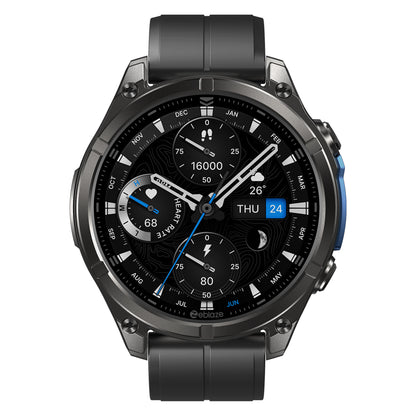 Zeblaze VIBE 8 appel vocal montre intelligente 1.43 "AMOLED affichage fréquence cardiaque pression artérielle Modes multisports montre intelligente
