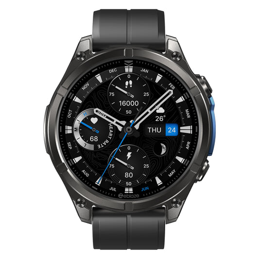 Zeblaze VIBE 8 appel vocal montre intelligente 1.43 "AMOLED affichage fréquence cardiaque pression artérielle Modes multisports montre intelligente