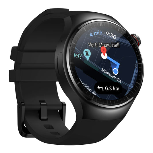 Zeblaze-Montre intelligente Thor Ultra Android, écran AMOLED, réseau indépendant 4G, GPS intégré, stockage 16 Go, Google Play