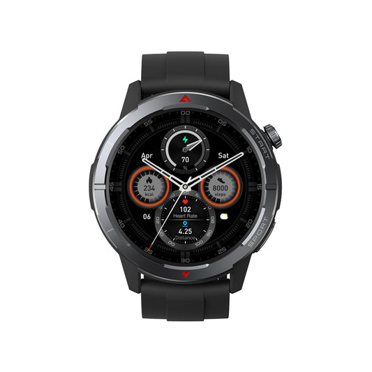 Zeblaze-Montre intelligente GPS Stratos 3 Ultra, bande touristique intégrée, GNSS, boussole, altimètre barométrique, 5 iko, longue durée de vie de la batterie