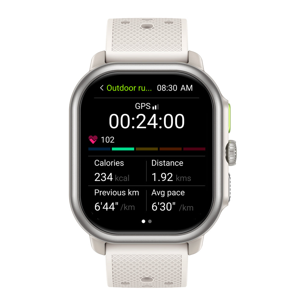 Zeblaze Beyond 3 PRO GPS 2.15 ''AMOLED Display GPS intégré et importation d'itinéraire Faire/recevoir des appels téléphoniques Smartwatch