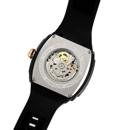 SKMEI  - Montre automatique , en silicone, étanche à 30 m, lumineuses