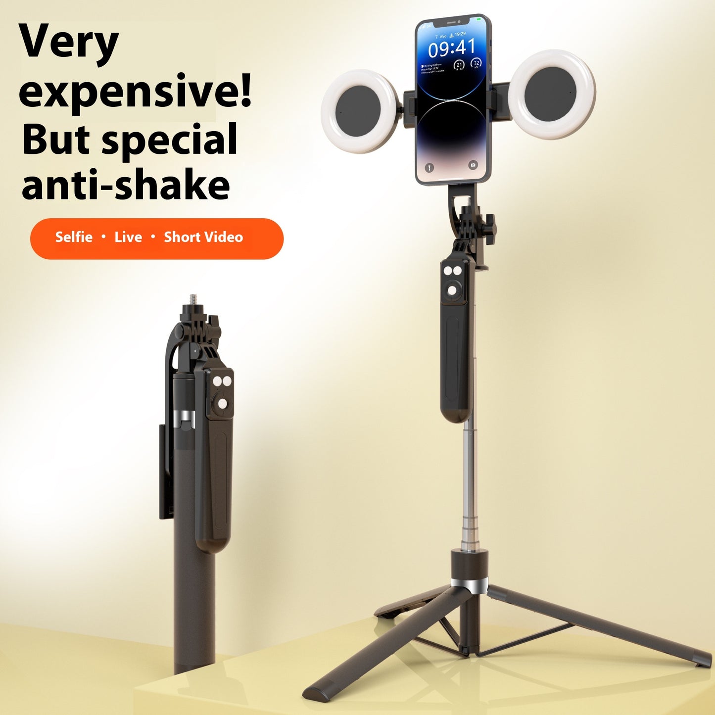 Trépied avec télécommande sans fil