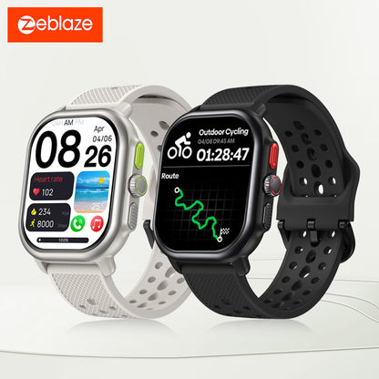 Zeblaze Beyond 3 PRO GPS 2.15 ''AMOLED Display GPS intégré et importation d'itinéraire Faire/recevoir des appels téléphoniques Smartwatch