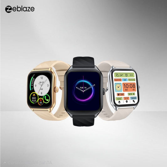 Zeblaze GTS4 - Montre intelligente - 14 jours d'autonomie - Charge magnétique -  Ecran AMOLED - autonomie 14 jours - Capacité de la batterie 300 mAh - Largeur de bande environ 22 mm - Étanche  IP68