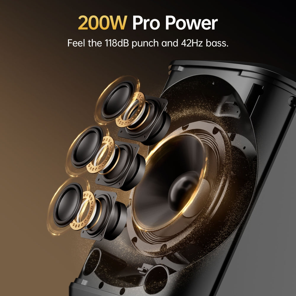 Tronsmart Hytune S1 - Système de sonorisation portable tout-en-un  + 2 Micro baladeurs + Trépied