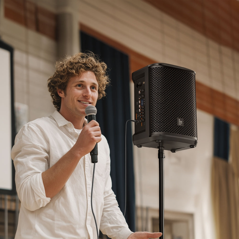 Tronsmart Hytune S1 - Système de sonorisation portable tout-en-un  + 2 Micro baladeurs + Trépied