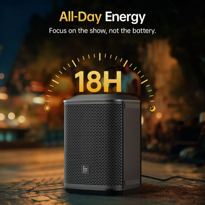 Tronsmart Hytune S1 - Système de sonorisation portable tout-en-un  + 2 Micro baladeurs + Trépied